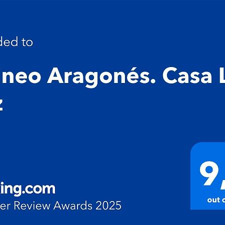 הוילה Sabiñánigo Pirineo Aragones. Casa La Paz מראה חיצוני תמונה